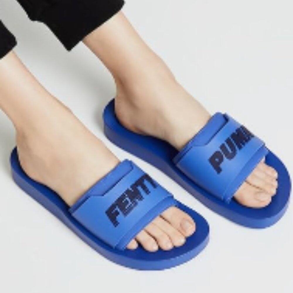 Puma Fenty x Surf Slide Evening Blue size 8.5